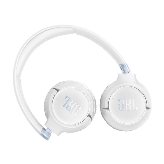 JBL Tune 680NC - White - Wireless on-ear Noise cancelling headphones - Back