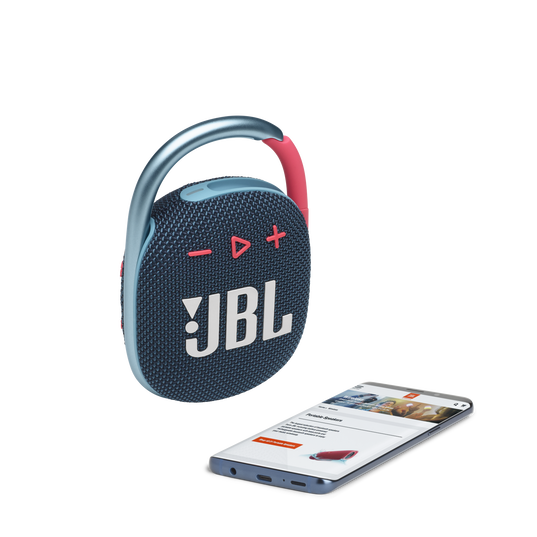 JBL Clip 4 - Blue / Pink - Ultra-portable Waterproof Speaker - Detailshot 2