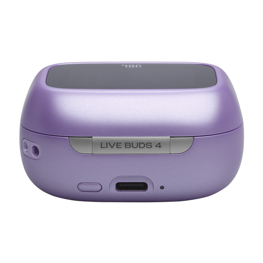 JBL Live Buds 4 - Purple - True wireless Noise Cancelling earbuds - Detailshot 2