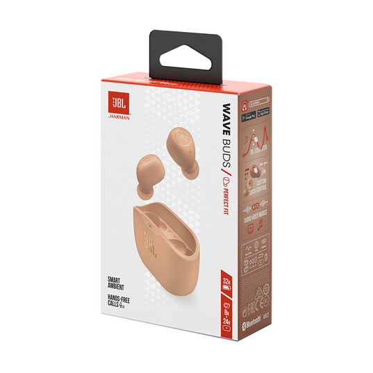 JBL Wave Buds - Beige - True wireless earbuds - Detailshot 10