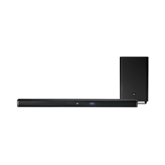 Jbl soundbar with wireless subwoofer outlet bar 2.1