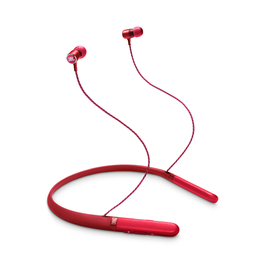 JBL Live 200BT - Red - Wireless in-ear neckband headphones - Hero