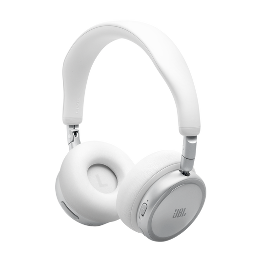 JBL Live 680NC - White - Wireless on-ear Noise Cancelling headphones - Bottom