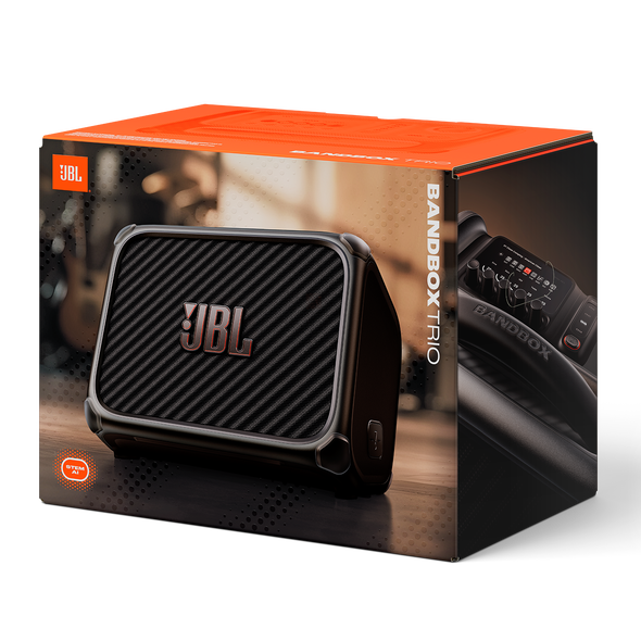 JBL BandBox Trio | Portable AI-powered practice amp and speaker
