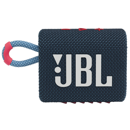 JBL Go 3 - Blue / Pink - Portable Waterproof Speaker - Front