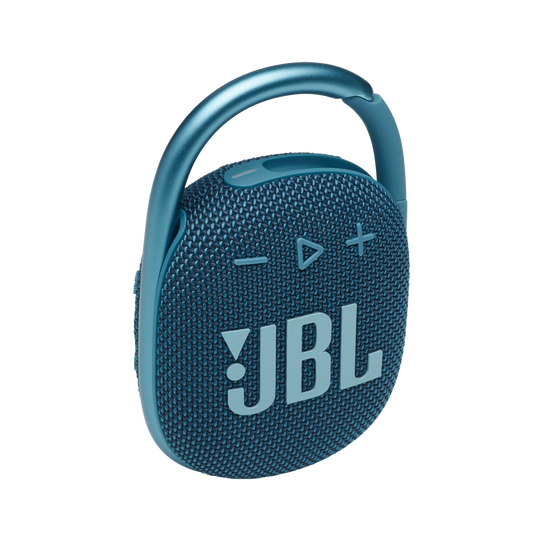 JBL Clip 4 - Blue - Ultra-portable Waterproof Speaker - Hero