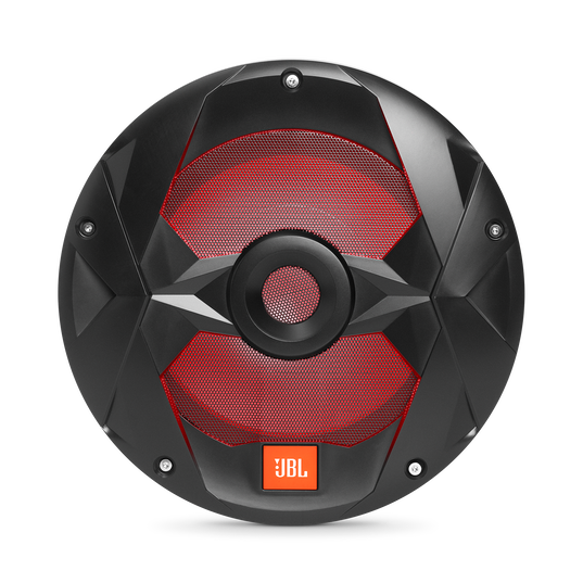 Club Marine MS10LB - Black Matte - Club Marine MS10LB—10" (250mm) marine audio multi-element subwoofer with RGB lighting – Black - Detailshot 1