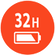 Up to 32 total hours of playtime