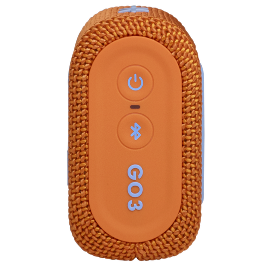 JBL Go 3 - Orange - Portable Waterproof Speaker - Right