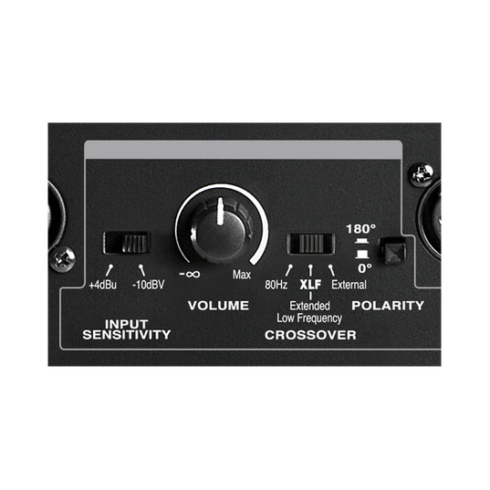 JBL LSR310S - Black - 10" Powered Studio Subwoofer - Detailshot 3