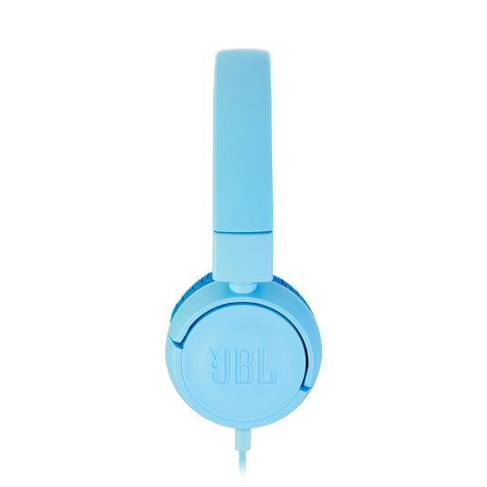 JBL JR300 - Ice Blue - Kids on-ear Headphones - Detailshot 1