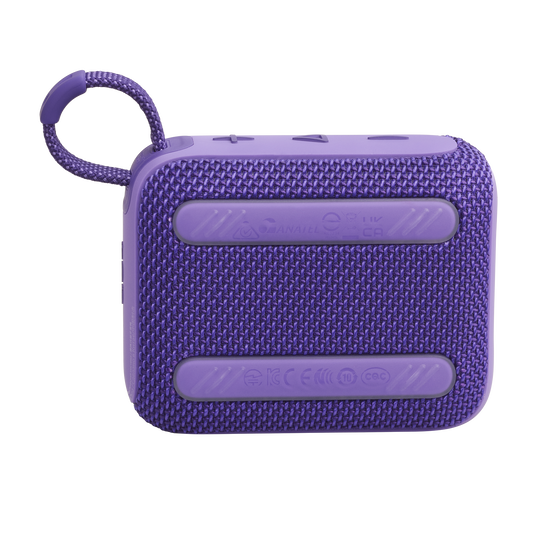 JBL Go 4 - Purple - Ultra-Portable Bluetooth Speaker - Back