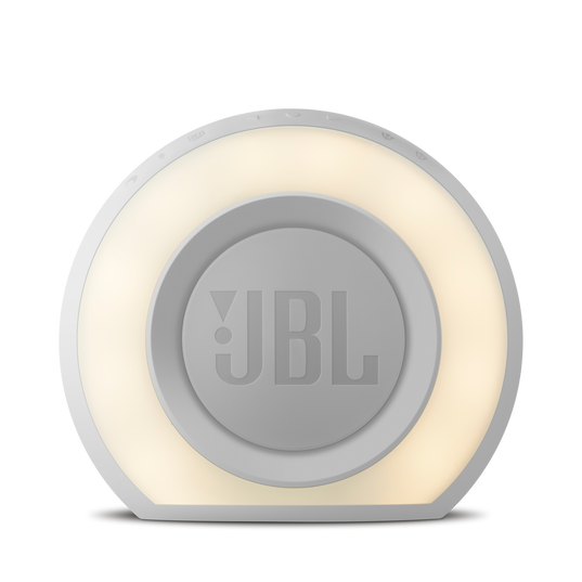 JBL Horizon - White - Bluetooth clock radio with USB charging and ambient light - Back