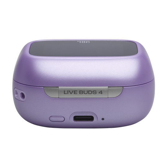 JBL Live Buds 4 - Purple - True wireless Noise Cancelling earbuds - Detailshot 2