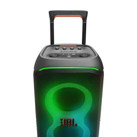 JBL PartyBox Stage 320 - Black - Portable party speaker with wheels - Detailshot 7