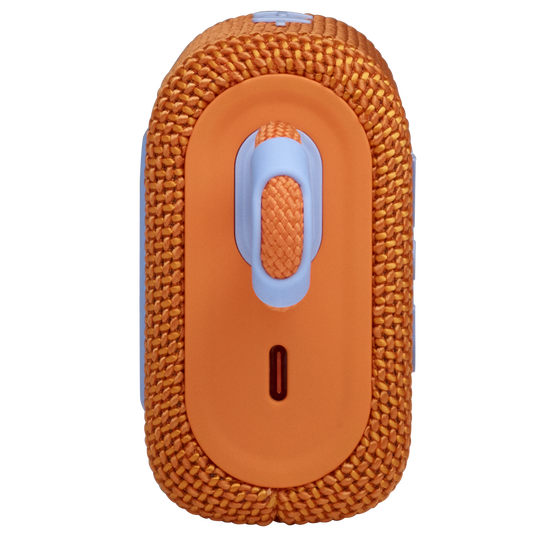 JBL Go 3 - Orange - Portable Waterproof Speaker - Left
