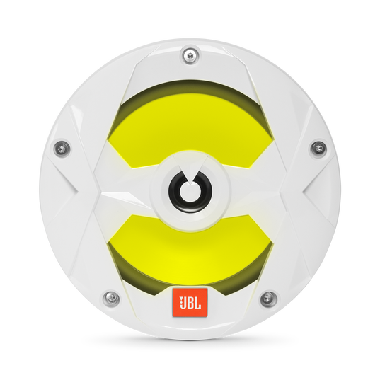 Club Marine MS65LW - White Gloss - 6-1/2" (160mm) two-way marine audio speaker with RGB lighting – White - Detailshot 3
