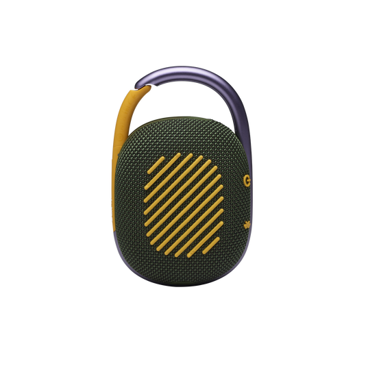 JBL Clip 4 - Green - Ultra-portable Waterproof Speaker - Back
