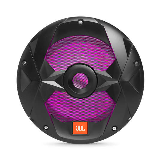 Club Marine MS10LB - Black Matte - Club Marine MS10LB—10" (250mm) marine audio multi-element subwoofer with RGB lighting – Black - Detailshot 2
