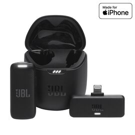 JBL Quantum Stream Wireless Lightning - Black - Wearable wireless streaming microphone for Lightning connection - Hero JBL Quantum Stream Wireless Lightning - Black - Wearable wireless streaming microphone for Lightning connection - Hero