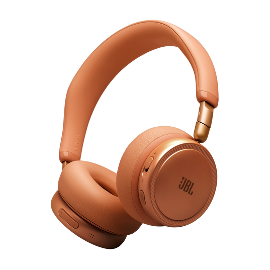 JBL Live 680NC - Orange - Wireless on-ear Noise Cancelling headphones - Hero