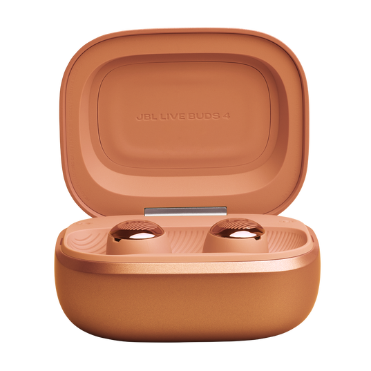 JBL Live Buds 4 - Orange - True wireless Noise Cancelling earbuds - Left
