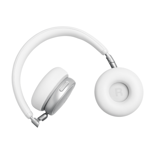 JBL Live 680NC - White - Wireless on-ear Noise Cancelling headphones - Detailshot 2