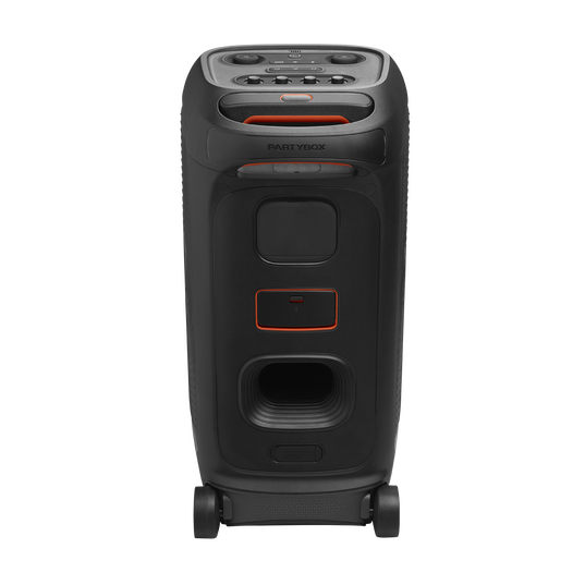 JBL PartyBox Stage 320 - Black - Portable party speaker with wheels - Back