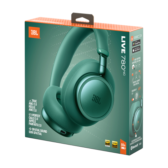 JBL Live 780NC - Green - Wireless over-ear Noise Cancelling headphones - Detailshot 15