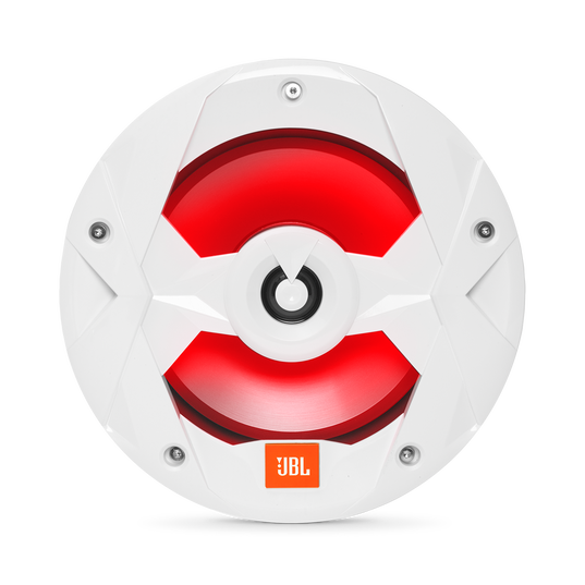 Club Marine MS8LW - White Gloss - 8" (200mm) two-way marine audio speaker with RGB lighting – White - Detailshot 3