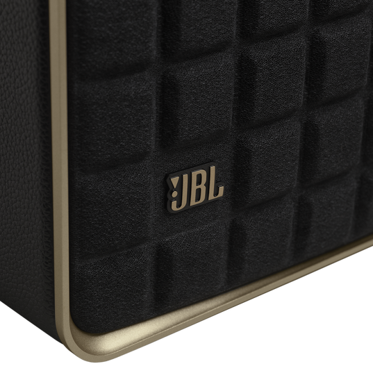 JBL Authentics 300 - Black - Portable smart home speaker with Wi-Fi, Bluetooth and voice assistants with retro design. - Detailshot 3