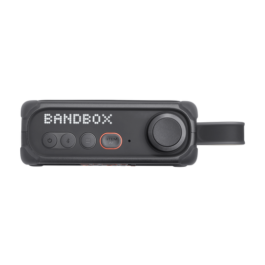 JBL BandBox Solo - Black - Compact AI-powered practice amp and speaker - Top