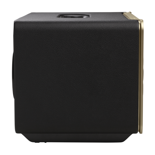 JBL Authentics 500 - Black - Hi-fidelity smart home speaker with Wi-Fi, Bluetooth and Voice Assistants with retro design. - Left