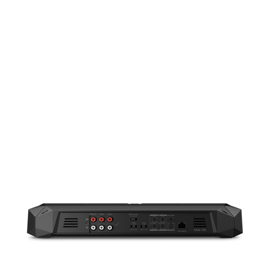 Club 704 - Black - high-performance 4-channel car amplifier - Back