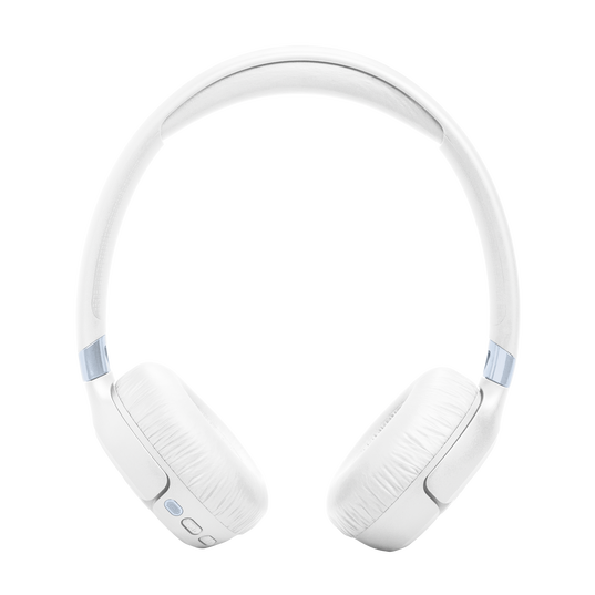 JBL Tune 680NC - White - Wireless on-ear Noise cancelling headphones - Front