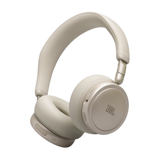 JBL Live 680NC - Sand - Wireless on-ear Noise Cancelling headphones - Hero
