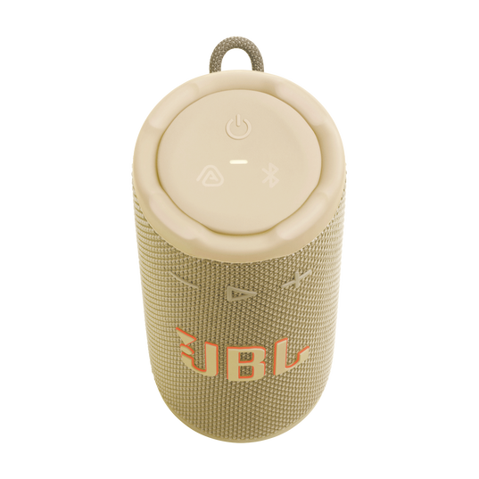 JBL Grip - Yellow - Compact Bluetooth speaker with bold JBL Pro Sound and ambient light - Top