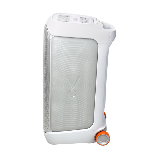 JBL PartyBox Stage 320 - White - Portable party speaker with wheels - Right