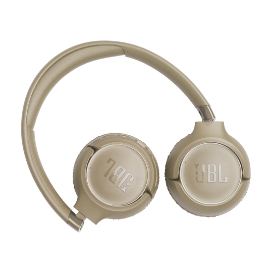 JBL Tune 680NC - Beige - Wireless on-ear Noise cancelling headphones - Back