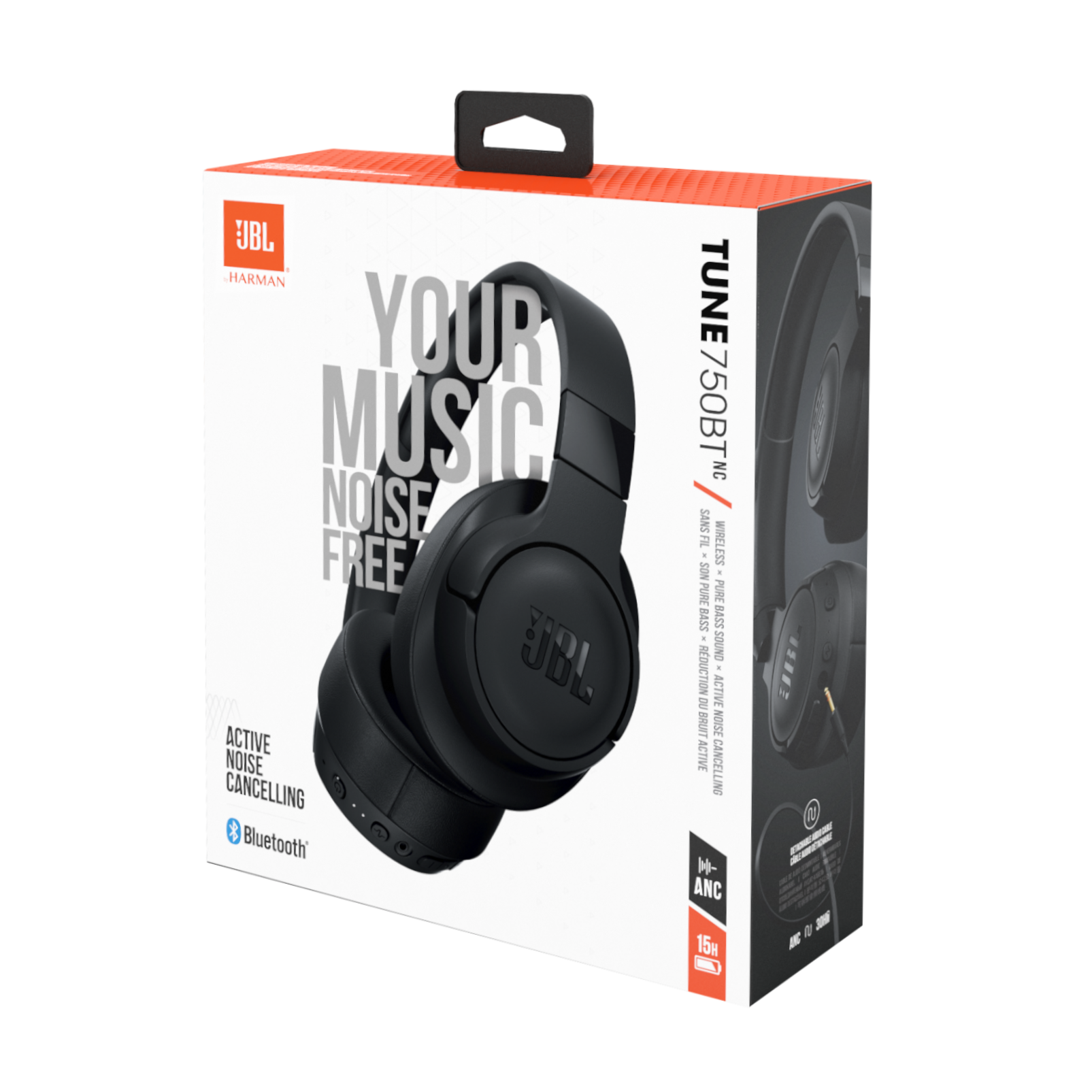 JBL Tune 750BTNC | Wireless Over-Ear ANC Headphones