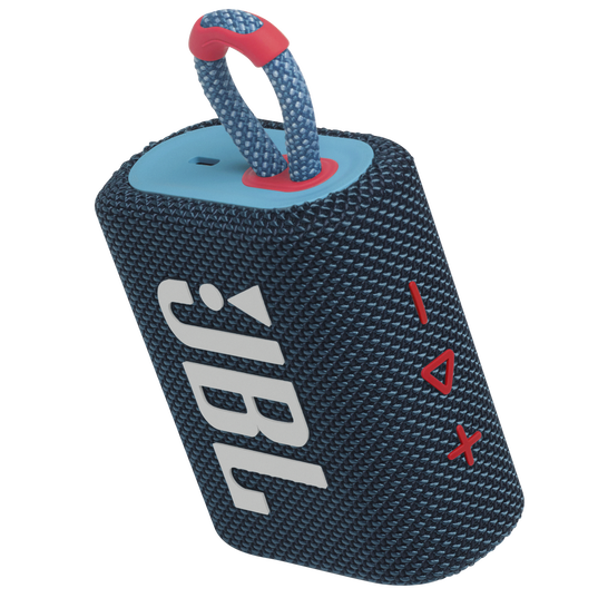 JBL Go 3 - Blue / Pink - Portable Waterproof Speaker - Detailshot 2