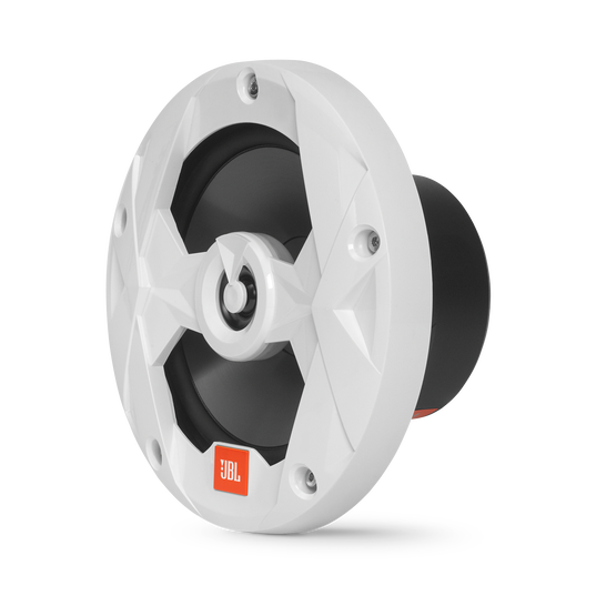 Club Marine MS65LW - White Gloss - 6-1/2" (160mm) two-way marine audio speaker with RGB lighting – White - Left
