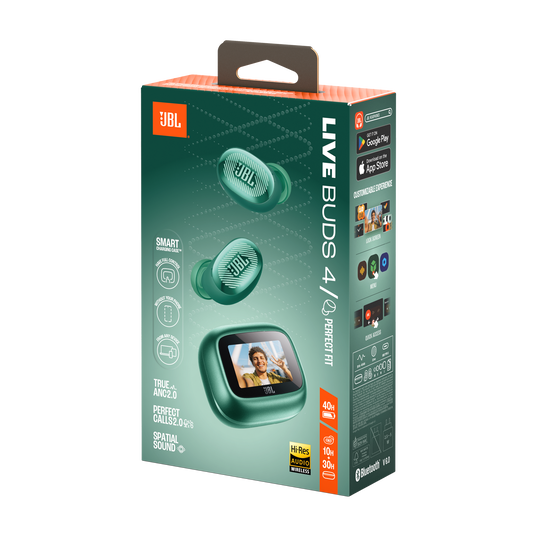 JBL Live Buds 4 - Green - True wireless Noise Cancelling earbuds - Detailshot 15