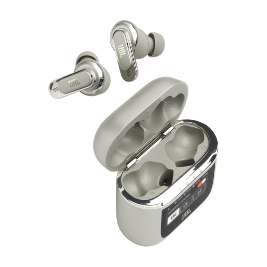 JBL Tour Pro 2 - Champagne - True wireless Noise Cancelling earbuds - Detailshot 1