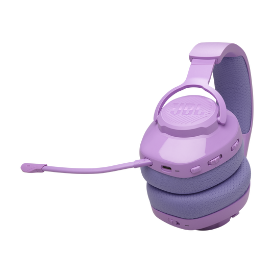 JBL Quantum 360 Wireless - Purple - Wireless over-ear gaming headset with surround sound and detachable mic - Detailshot 5
