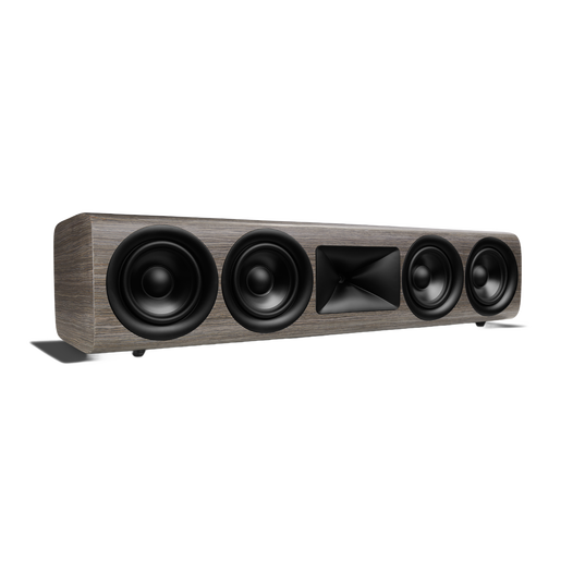 HDI-4500 - Grey Oak - 2 ½-way Quadruple 5.25-inch (130mm) Center Channel Loudspeaker - Left