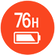 Up to 76H battery life and speed charge (5mins = 3H)