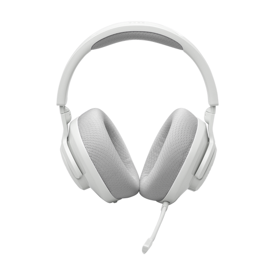 JBL Quantum 360 Wireless - White - Wireless over-ear gaming headset with surround sound and detachable mic - Front