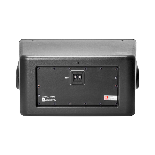 JBL Control SB2210 - Black - Dual 10” Compact Subwoofer - Back