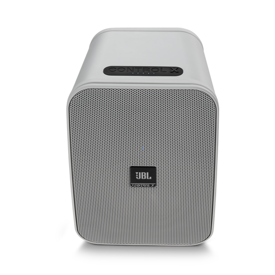 JBL Control X Wireless - White - 5.25&rdquo; (133mm) Portable Stereo Bluetooth&reg; Speakers - Front